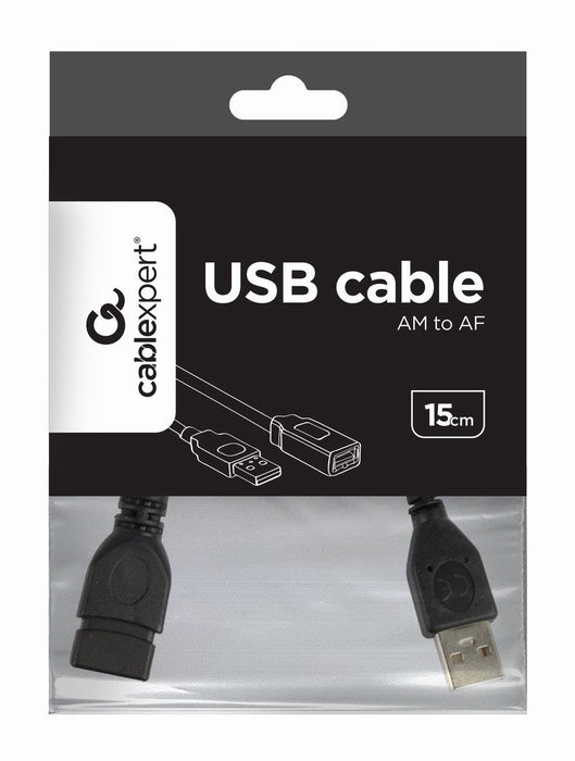 EAN 8716309098434 - Gembird CCP-USB2-AMAF cable USB USB 2.0 150 m USB A Negro imagen 2