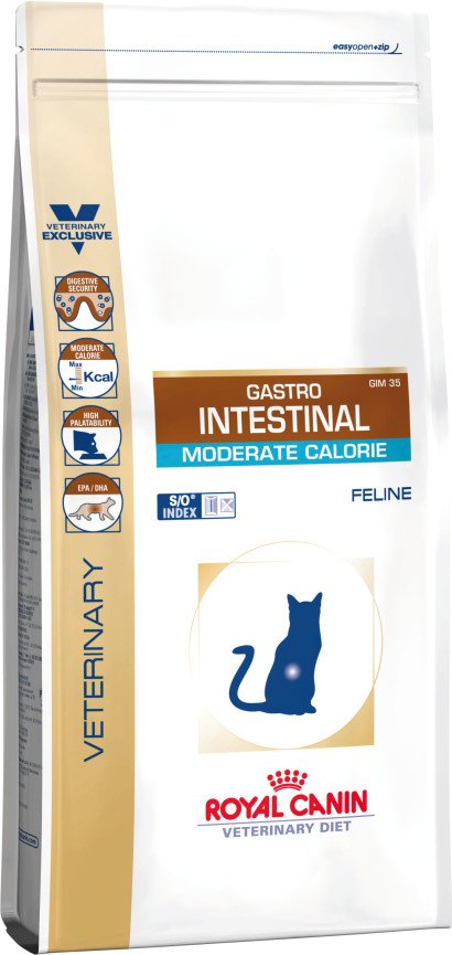 EAN 3182550771283 - Royal Canin Gastro Intestinal Moderate Calorie alimento seco para gatos 400 g Adulto imagen 1