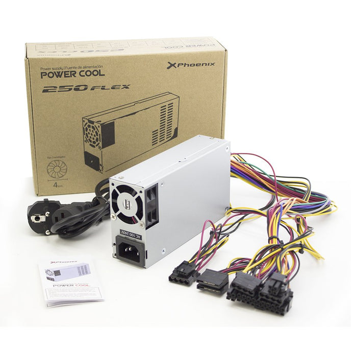 EAN 8436043201777 - Phoenix Technologies 250 Flex unidad de fuente de alimentación 250 W 20+4 pin ATX Flex ATX Blanco imagen 2