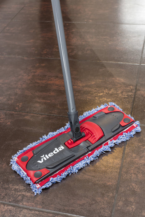EAN 8001940011479 - Vileda SuperMocio Revolution Sistema mopa, fregona y cubo Tanque individual Negro, Rojo, Blanco imagen 3
