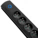 EAN 5901878501147 - Qoltec 50114 limitador de tensión Negro 8 salidas AC 230 V 3 m imagen 2