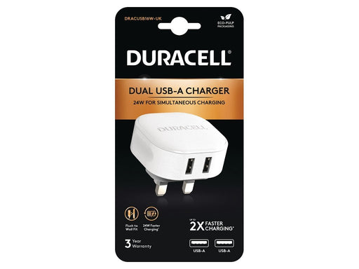 EAN 5056304311491 - Duracell DRACUSB16W-UK cargador de dispositivo móvil Blanco imagen 2