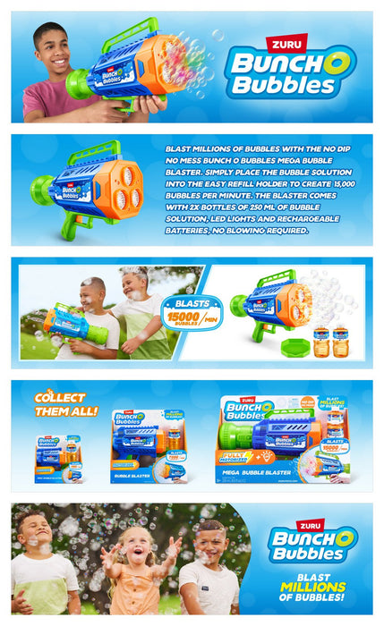 EAN 4894680029378 - Bunch O Bubbles 11349 juego y juguete de habilidad/activo Pistola de burbujas imagen 11