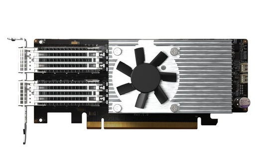 EAN 4713213519141 - QNAP QXG-100G2SF-E810 adaptador y tarjeta de red Interno Fibra 100000 Mbit/s imagen 1