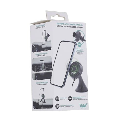 EAN 3303170114353 - T'nB WCHCAR10W soporte Soporte activo para teléfono móvil Teléfono móvil/smartphone Negro imagen 12