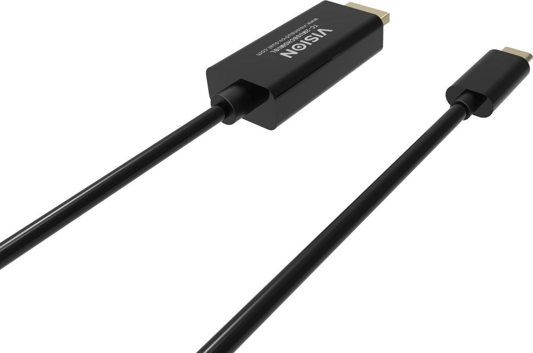 EAN 4911626000007 - Vision TC-2MUSBCHDMI-BL 2 m USB Tipo C HDMI tipo A (Estándar) Negro imagen 3