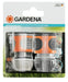 EAN 4078500058193 - Gardena 18279-20 accesorio para manguera Conector de manguera Gris, Naranja 2 pieza(s) imagen 1