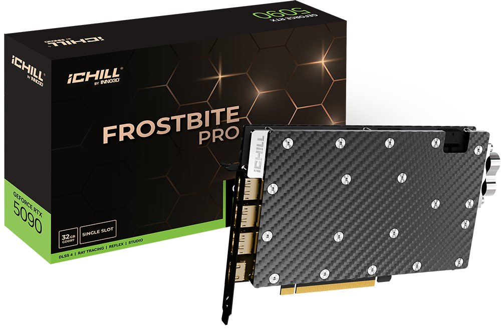 EAN 8886307701596 - INNO3D iChill GeForce RTX 5090 Frostbite Pro NVIDIA 32 GB GDDR7 imagen 3