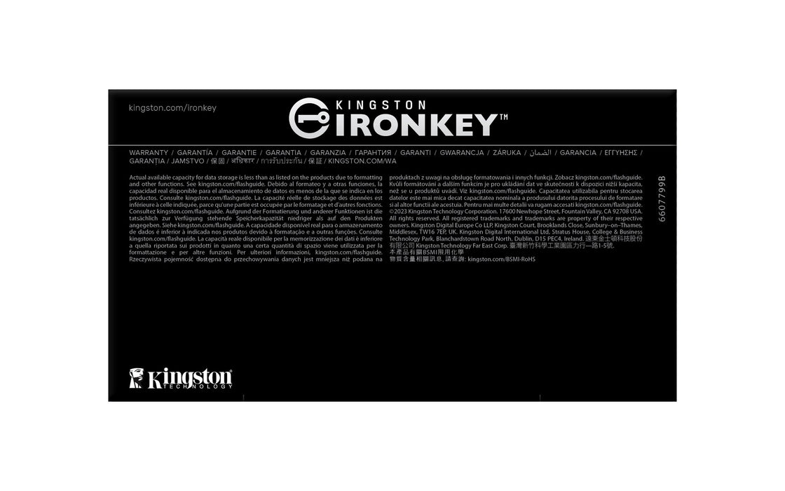 EAN 740617334715 - Kingston Technology IronKey D500S unidad flash USB USB tipo A 3.2 Gen 1 (3.1 Gen 1) Negro imagen 7