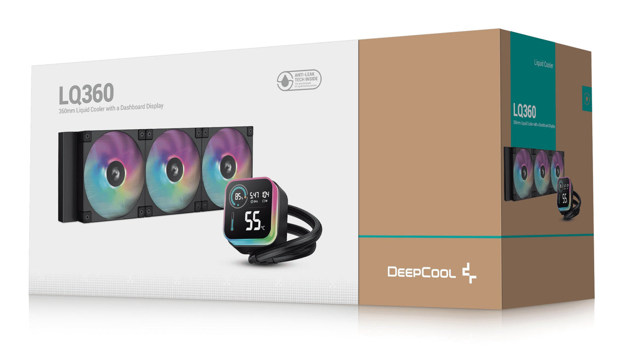 EAN 6933412729167 - DeepCool LQ360 Procesador Kit de refrigeración líquida 12 cm Negro 1 pieza(s) imagen 6