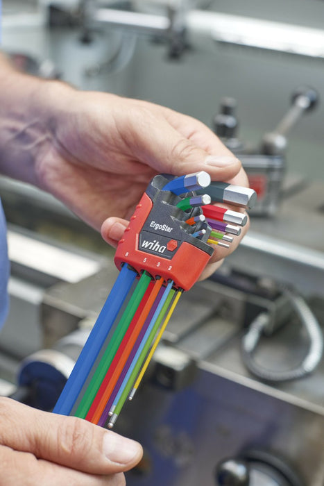 EAN 4010995438494 - Wiha 43849 llave hexagonal Juego de llaves allen Métrico 9 pieza(s) imagen 2