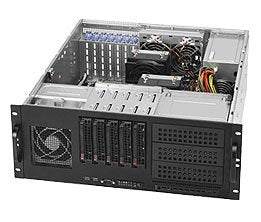 EAN 672042332397 - Supermicro SuperChassis 842TQC-668B Estante Negro, Gris 668 W imagen 1