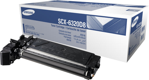 EAN 0191628484676 - Samsung SCX-6320D8 Black Toner Cartridge cartucho de tóner 1 pieza(s) Original imagen 1