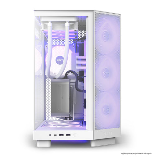 EAN 5056547204062 - NZXT H6 Flow RGB Midi Tower Blanco imagen 2