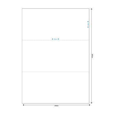 EAN 4260459612711 - MediaRange MRINK142 etiqueta autoadhesiva Permanente Blanco 150 pieza(s) imagen 3