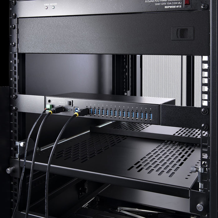 EAN 0065030894999 - StarTech.com 5G16AINDS-USB-A-HUB hub de interfaz USB 3.2 Gen 1 (3.1 Gen 1) Type-B 5000 Mbit/s Negro imagen 9