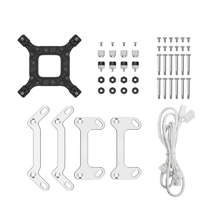 EAN 6933412729280 - DeepCool LQ360 WH Procesador Kit de refrigeración líquida 12 cm Negro 1 pieza(s) imagen 5