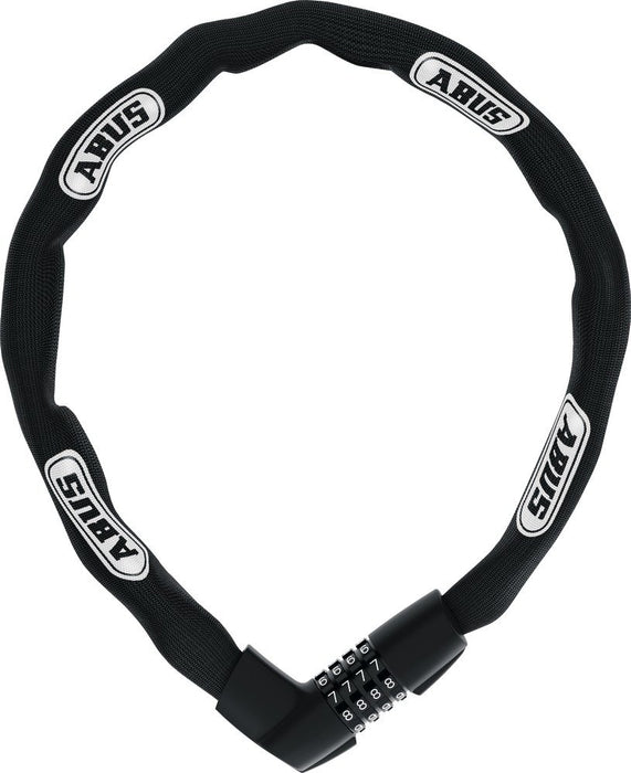 EAN 4003318486289 - ABUS 48628 candado para bicicleta Negro, Blanco 1100 mm Candado con cadena imagen 1