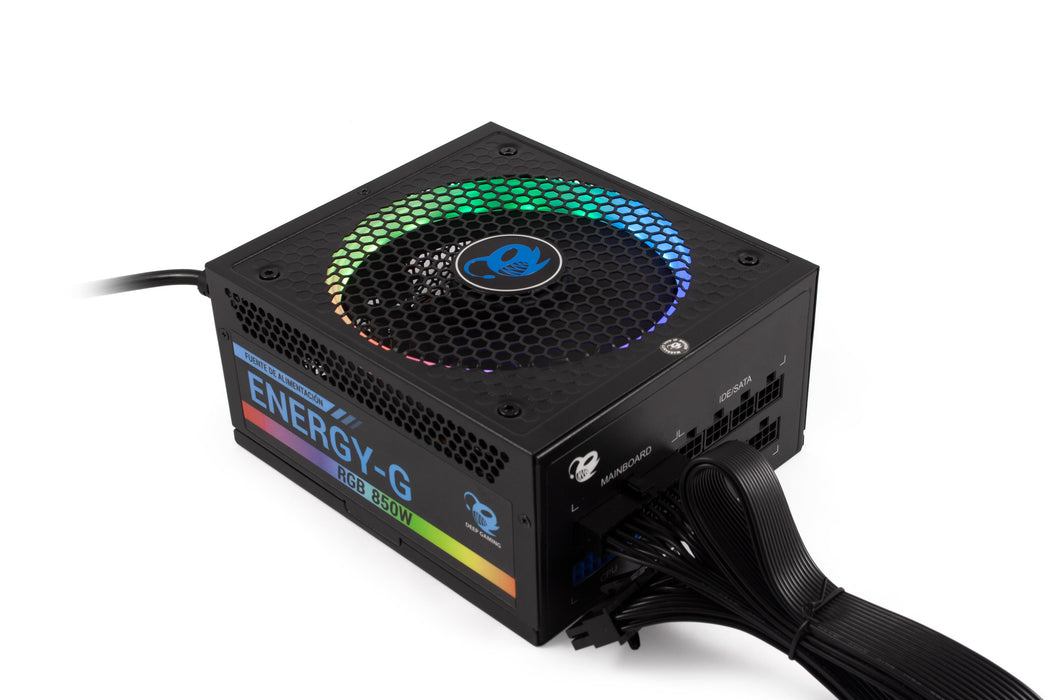 EAN 8436556143717 - Deep Gaming RGB-850 Rainbow unidad de fuente de alimentación 850 W 20+4 pin ATX ATX Negro imagen 1