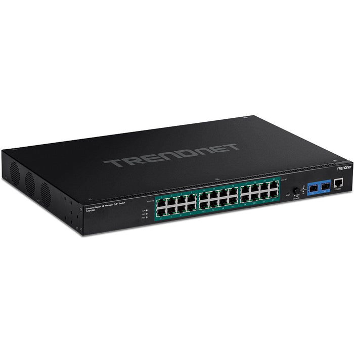 EAN 0710931161700 - Trendnet TI-RP262i Gestionado L2 Gigabit Ethernet (10/100/1000) Energía sobre Ethernet (PoE) 1U Negro imagen 1