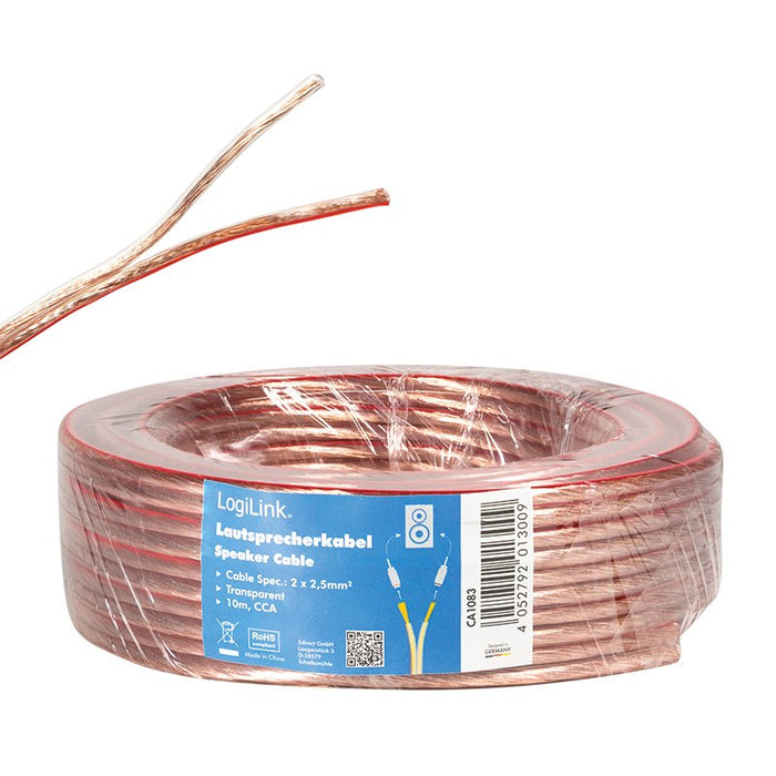 EAN 4052792013009 - LogiLink CA1083 cable de audio 10 m Transparente imagen 4