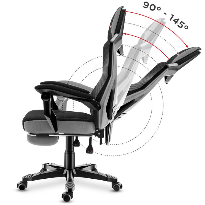EAN 5907564629591 - Huzaro Combat 3.0 Butaca para jugar Asiento de malla Negro, Gris imagen 10
