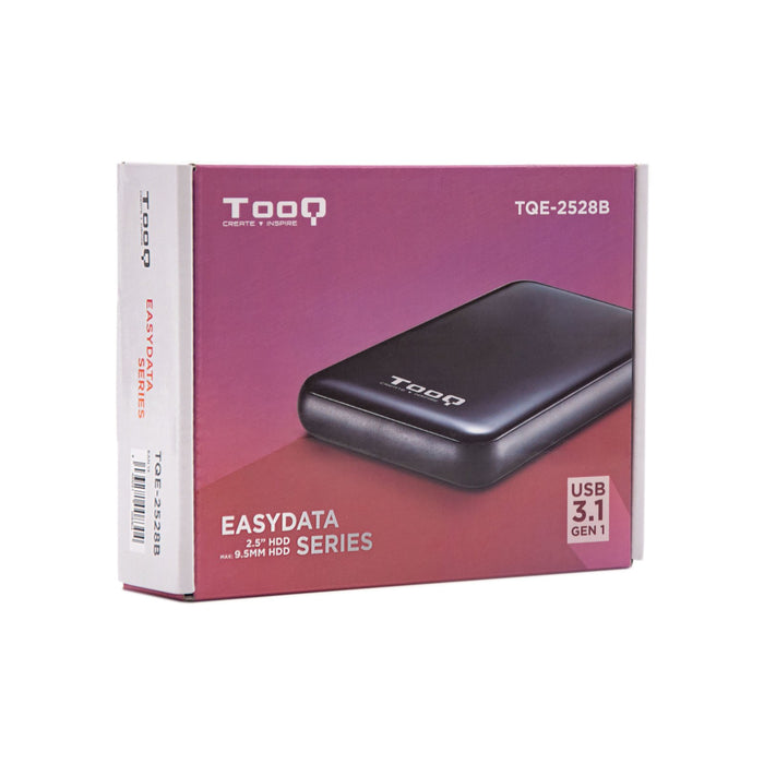EAN 8433281008304 - TooQ TQE-2528B caja para disco duro externo Caja externa para unidad de estado sólido (SSD) Negro 2.5" imagen 5