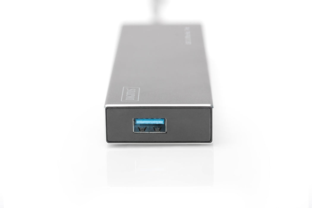 EAN 4016032447474 - Digitus DA-70241-1 hub de interfaz USB 3.2 Gen 1 (3.1 Gen 1) Type-A 5000 Mbit/s Gris imagen 6
