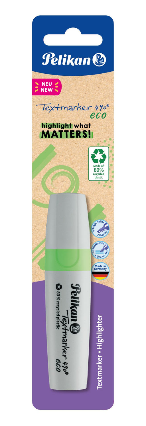 EAN 4012700823427 - Pelikan Textmarker 490 eco marcador 1 pieza(s) Punta de cincel Verde imagen 1