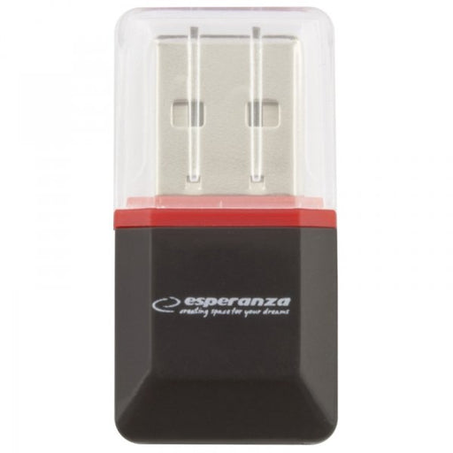 EAN 5901299902837 - Esperanza EA134K lector de tarjeta USB 2.0 Negro, Plata, Transparente imagen 3