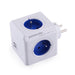EAN 8718444082262 - Allocacoc PowerCube Original USB (E) base múltiple 4 salidas AC Azul, Blanco imagen 1