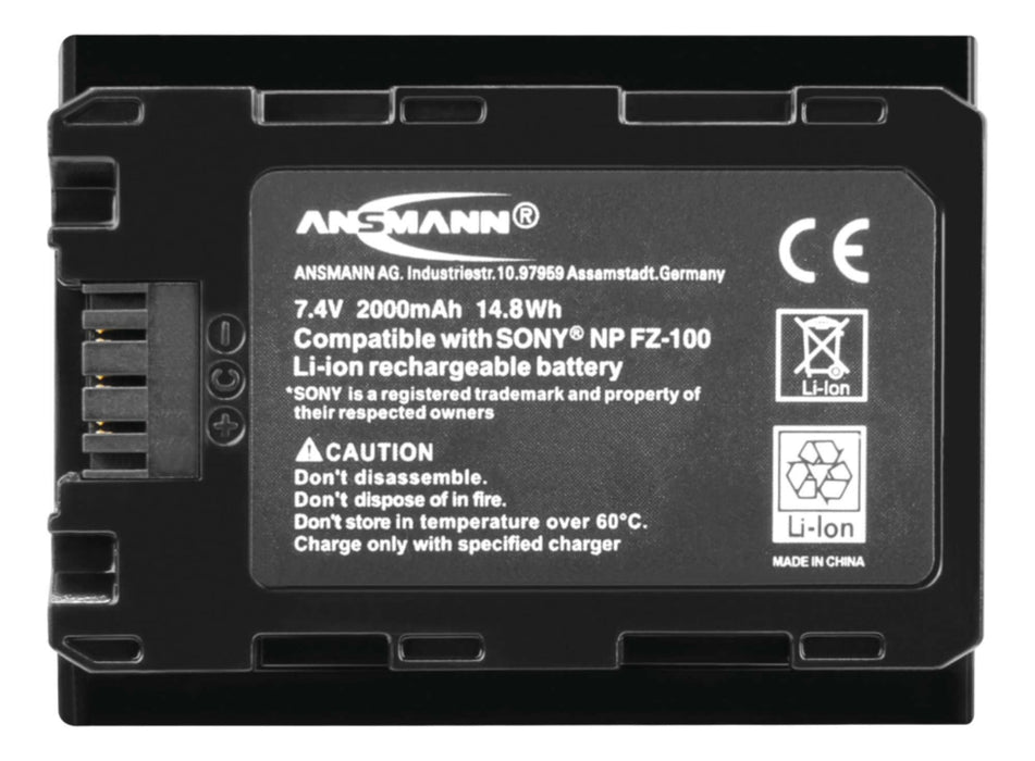 EAN 4013674148103 - Ansmann 1400-0079 batería para cámara/grabadora Polímero de litio 2000 mAh imagen 3