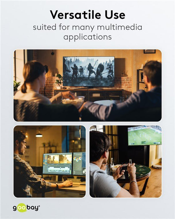 EAN 4040849756801 - Goobay 75680 cable DisplayPort 2 m Negro imagen 7