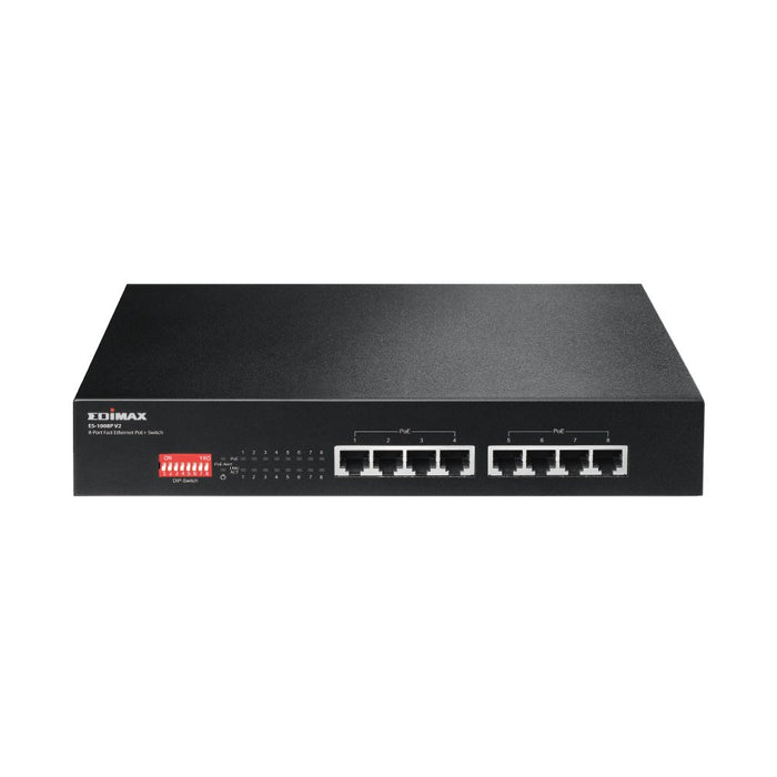 EAN 4717964701558 - Edimax ES-1008P V2 switch Fast Ethernet (10/100) Energía sobre Ethernet (PoE) Negroimagen 1)