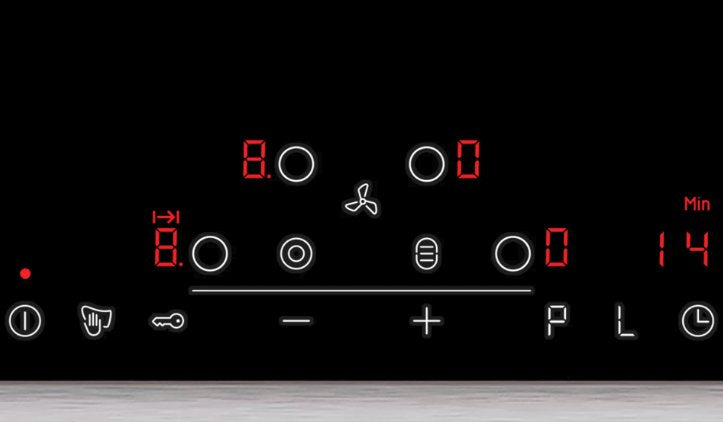 EAN 4242004224587 - Neff T18BD3AN0 hobs Negro, Acero inoxidable Integrado 80 cm Cerámico 4 zona(s) Campana integrada imagen 4