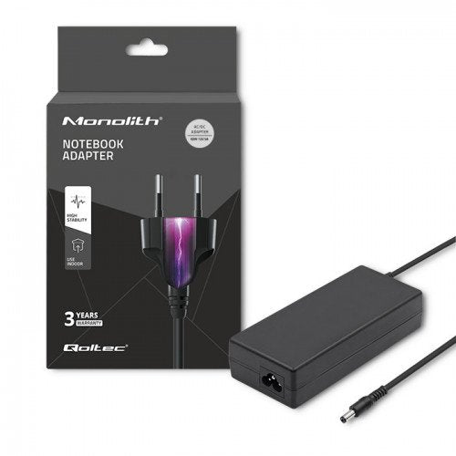 EAN 5901878507972 - Qoltec 50797 adaptador e inversor de corriente Interior Negro imagen 1