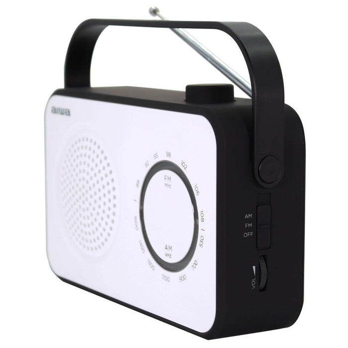 EAN 8435256896855 - Aiwa R-190BW radio Portátil Analógica Negro, Blanco imagen 2