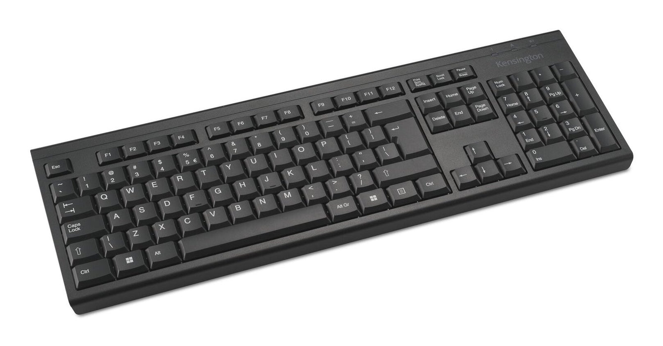 EAN 5028252644419 - Kensington KB150 EQ teclado Oficina RF inalámbrico QWERTY Internacional de EE.UU. Negro imagen 1