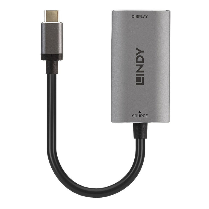 EAN 4002888433273 - Lindy 43327 adaptador de cable de vídeo 0,11 m USB Tipo C HDMI Negro, Gris imagen 2