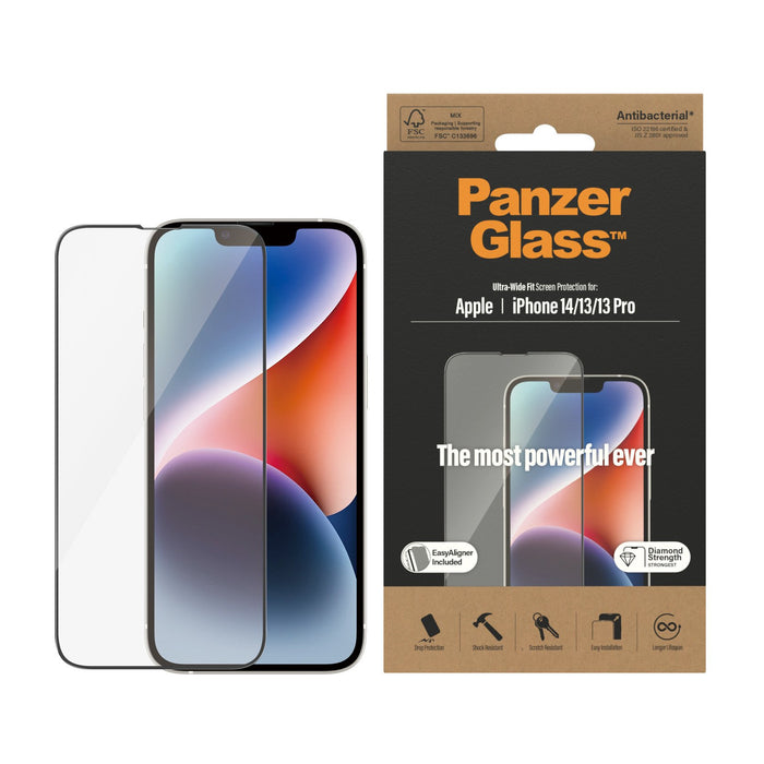 EAN 5711724027833 - PanzerGlass ® Screen Protector iPhone 14 | 13 | 13 Pro | Ultra-Wide Fit w. EasyAligner Protector de panta imagen 2