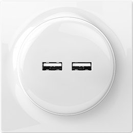 EAN 5902701701703 - Fibaro Walli N toma de corriente 2x USB Blanco imagen 1