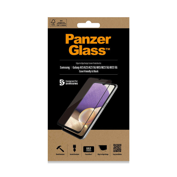 EAN 5711724073069 - PanzerGlass ® Screen Protector Samsung Galaxy A13 | A23 | A23 5G | M13 | M23 5G | M33 5G Protector de pan imagen 2