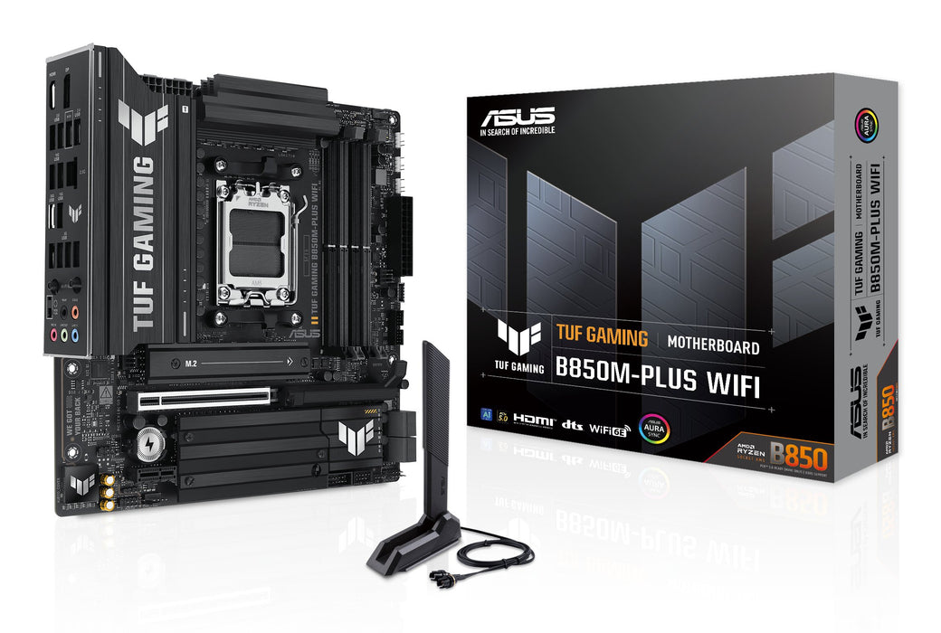 EAN 4711387764916 - ASUS TUF GAMING B850M-PLUS WIFI AMD B850 Zócalo AM5 micro ATX imagen 1