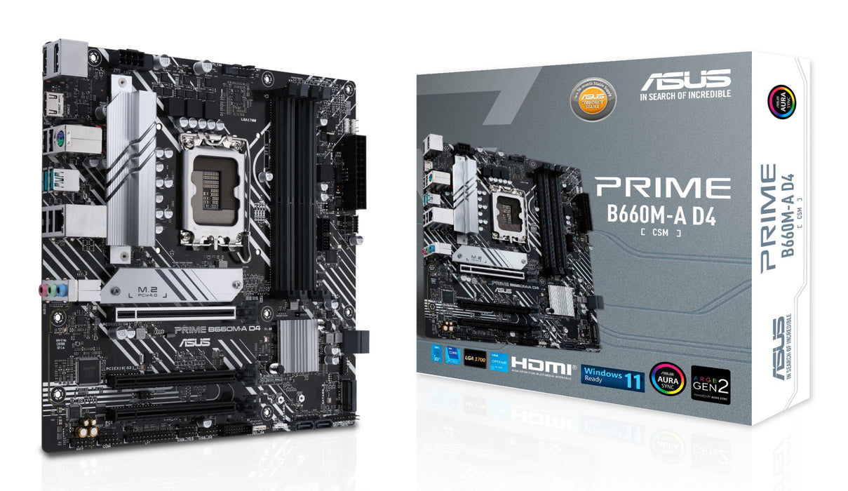 EAN 4711081508045 - ASUS PRIME B660M-A D4-CSM Intel B660 LGA 1700 micro ATX imagen 1