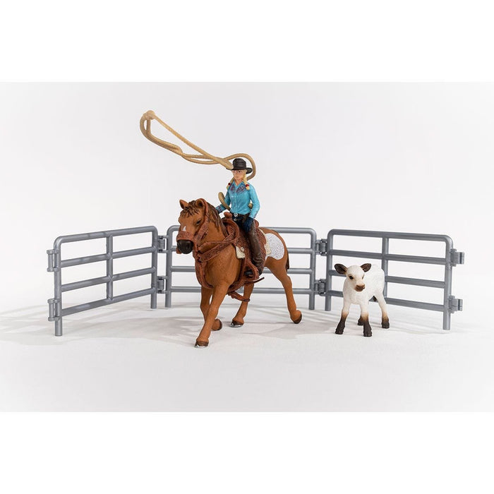 EAN 4059433473048 - schleich Cowgirl Team Roping Fun imagen 10