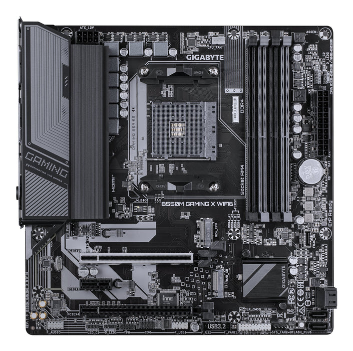 EAN 4719331870096 - GIGABYTE B550M GAMING X WIFI6 placa base AMD B550 Zócalo AM4 micro ATX imagen 2