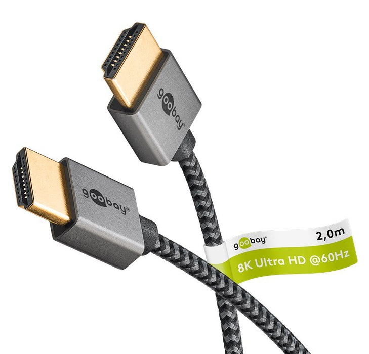 EAN 4040849757587 - Goobay 75758 cable HDMI 2 m HDMI tipo A (Estándar) Gris imagen 2