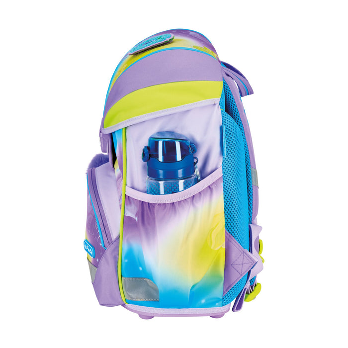 EAN 4008110396392 - Herlitz UltraLight XL Plus Little Monster juego de mochila escolar Chica Poliéster Azul, Lila, Amarillo imagen 6