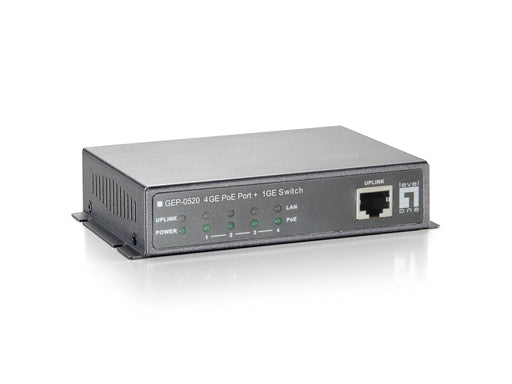 EAN 4015867158135 - LevelOne GEP-0520 switch Gigabit Ethernet (10/100/1000) Energía sobre Ethernet (PoE) Negro imagen 1