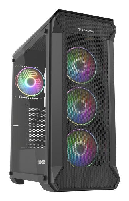 EAN 5901969420890 - GENESIS Irid 505 ARGB Midi Tower Negro, Transparente imagen 2